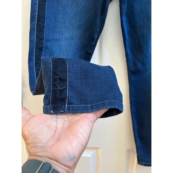 Jen7 by 7 For All Mankind Size 10 Tuxedo Ankle Skinny Jeans 25 Inch Inseam - Picture 7 of 14